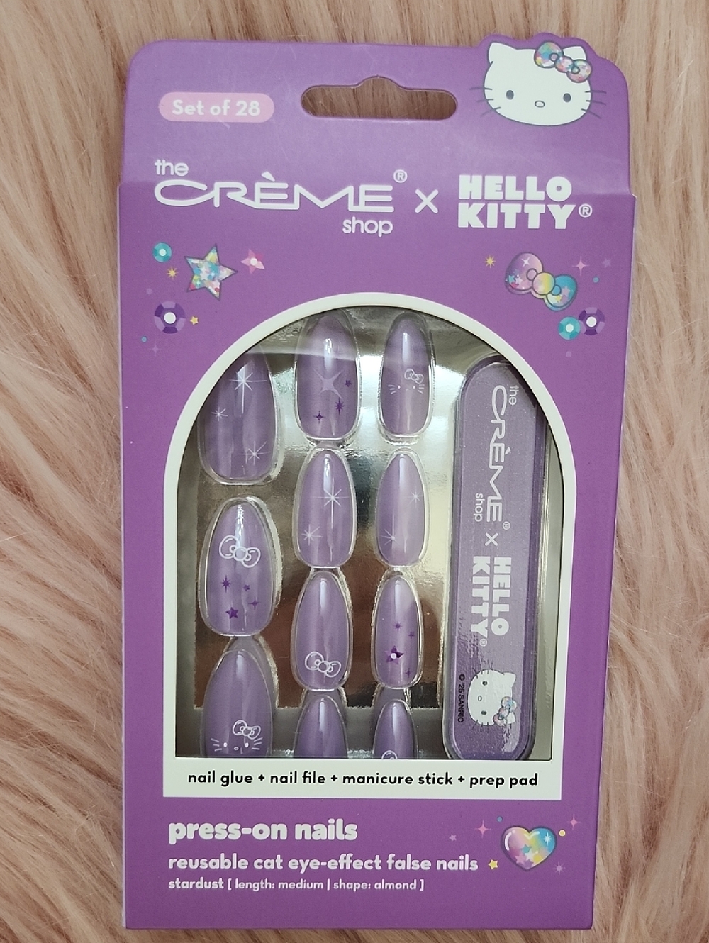 Brand New THE CREME SHOP HELLO KITTY False Nails Kit